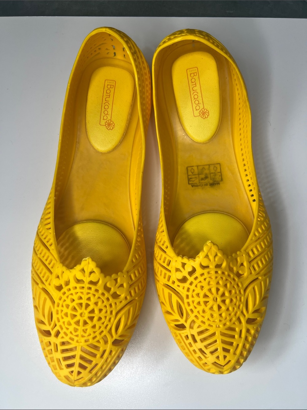 Batucada Eco-friendly Bright yellow jellies Size 38‎